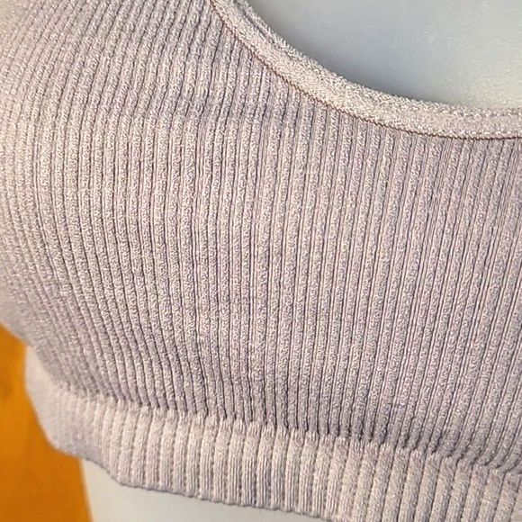 Free People Crop Cami Yoga Bralette Cut Out Athletic Tank Top Spaghetti Straps - Picture 9 of 16